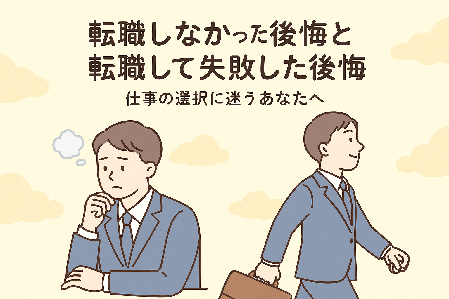 転職しなかった後悔と転職して失敗した後悔 ― 仕事の選択に迷うあなたへ